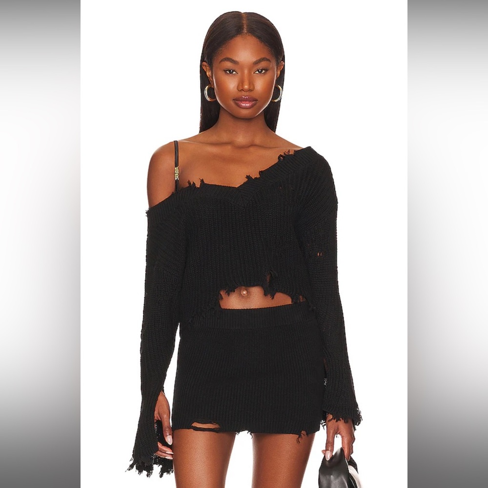 Seroya Skye Sweater in Black XS